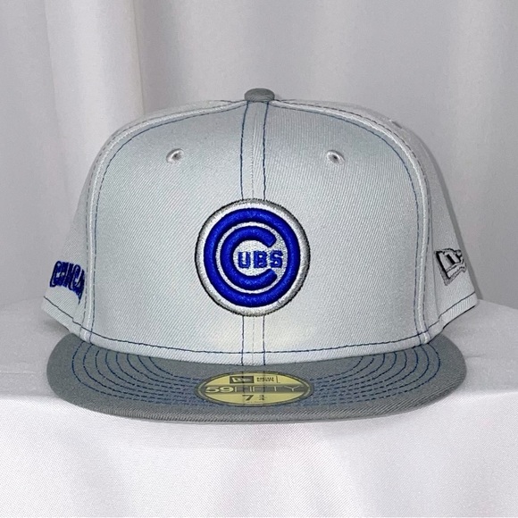 New 7 3/4 Chicago Cubs New Era 59 Fifty Cooperstown Collection Fitted Hat Cap - Picture 2 of 3